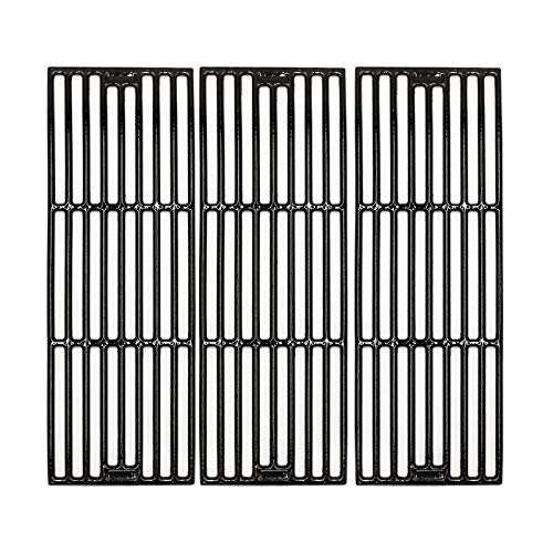 Best Quality 🔥 Hongso PCE051 Porcelain Coated Cast Iron Grill Cooking Grates Replacement for Chargriller Gas Grill Models 2121, 2123, 2222, 2828, 3001, 3030, 3725, 4000, 5050, 5252, 5650,9020. Sold as a Set of 3 Best Deal Cheap 🛒 Hongso PCE051 Porcelain Coated Cast Iron Grill Cooking Grates Replacement for Chargriller Gas Grill Models 2121, 2123, 2222, 2828, 3001, 3030, 3725, 4000, 5050, 5252, 5650,9020. Sold as a Set of 3