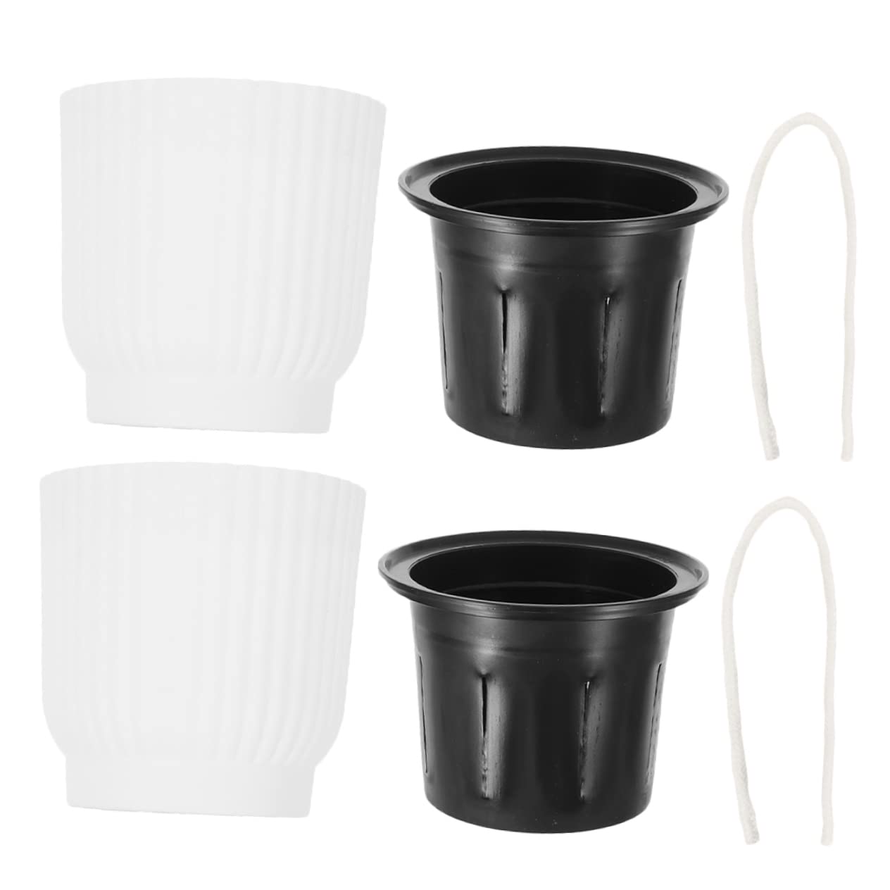 BESPORTBLE 4 Pezzi Vasi Autoirriganti per Piante da Contenitori in Irrigazione Automatica per Fioriere da Tavolo e Balcone Media per Piante