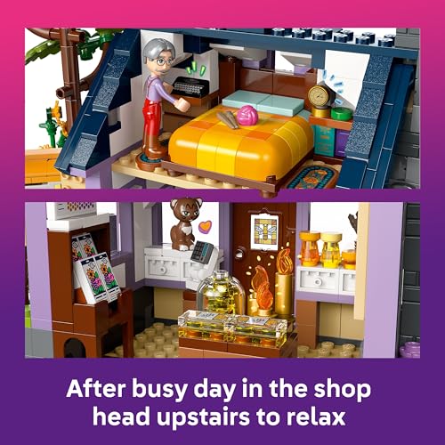 LEGO Friends La Maison des Apiculteurs et Le Jardin Fleuri - Jeu de Construction Créatif - 4 Mini-Poupées & Figurines d'animaux : Chat & Lapin - Accessoires - Cadeau pour Fille & Ado dès 12 Ans 42669