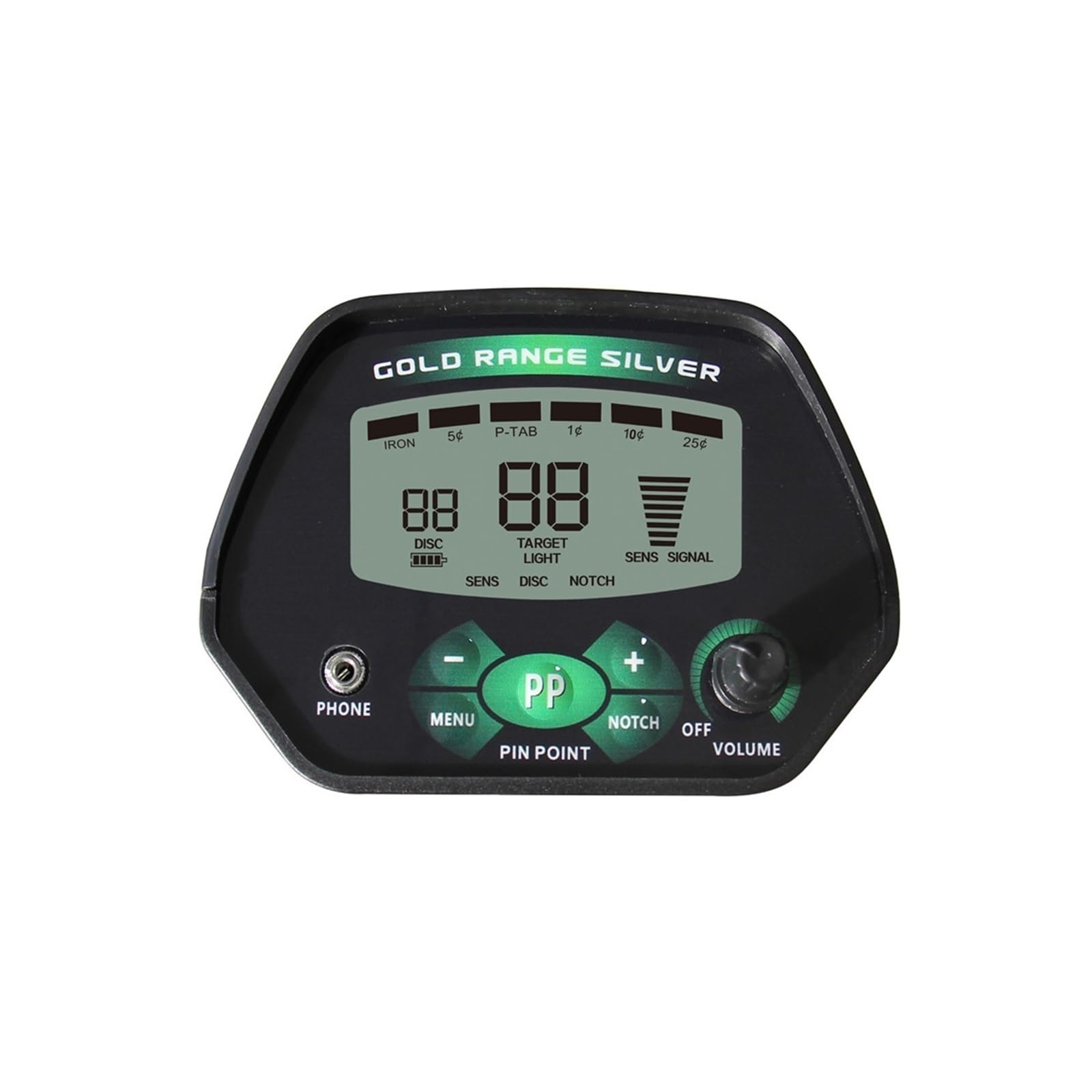 Wykrywacz metali dla dorosłych, MD-4090 Podziemny wykrywacz metali Wykrywacz metali LCD z funkcją pamięci Podświetlenie regulowane do wykrywacza złota