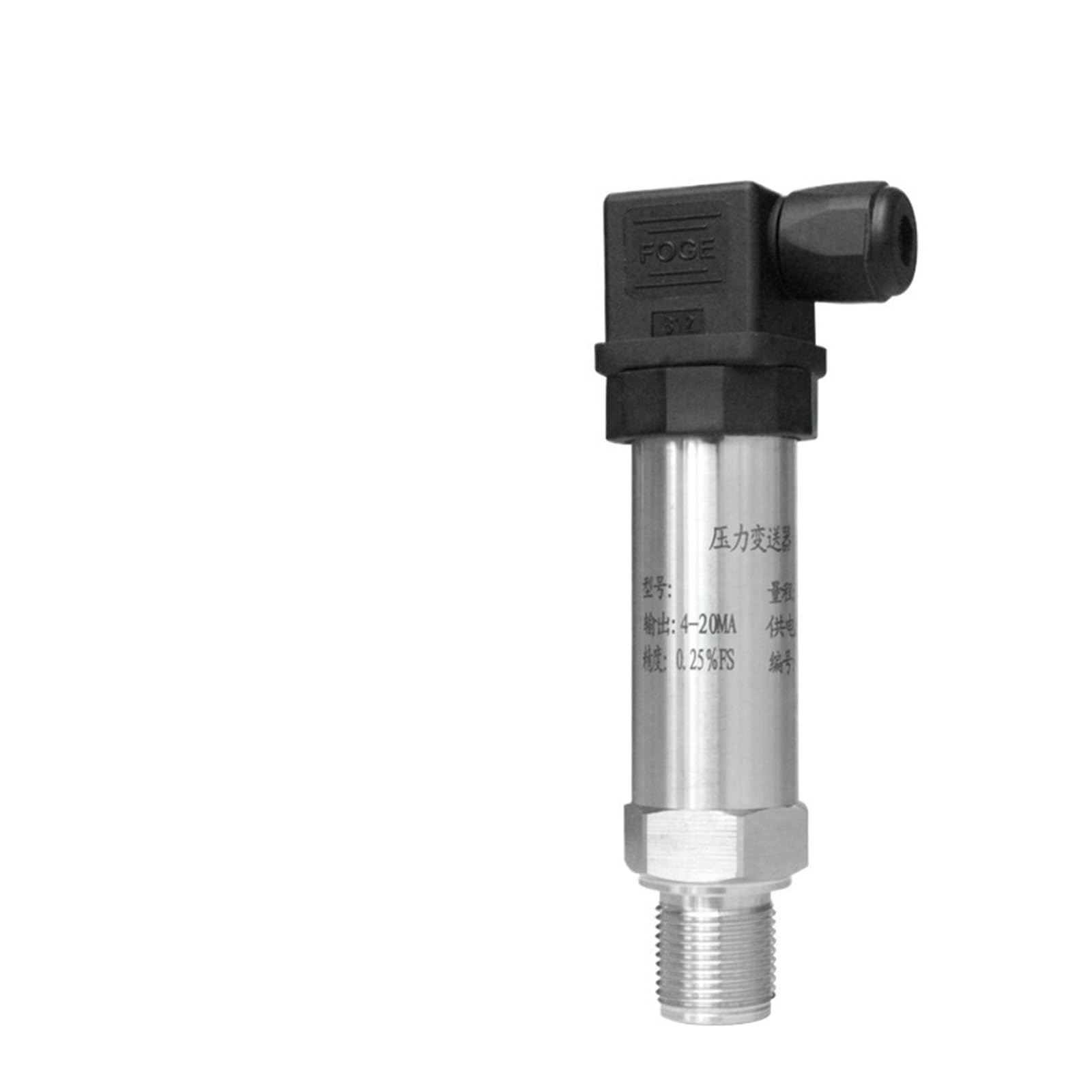 Sensore di Pressione dell'Acqua Sensore trasduttore di pressione 4-20mA 0-10V -1~0~10bar/16bar/6bar/25bar 24VDC G1/4 trasmettitore di livello olio acqua(0-6bar,4-20mA output)
