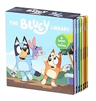 The Bluey 6-Book Library 0593561317 Book Cover