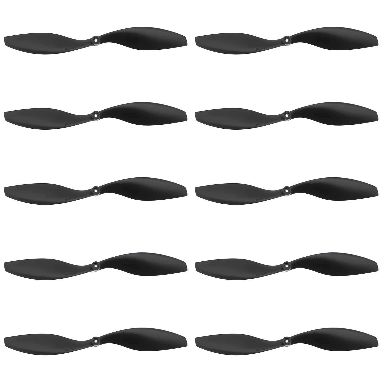 The Lord of the Tools 10Pcs 8043 RC Propellers Black Slow Flyer Prop for RC Aircraft Quadcopter Prop