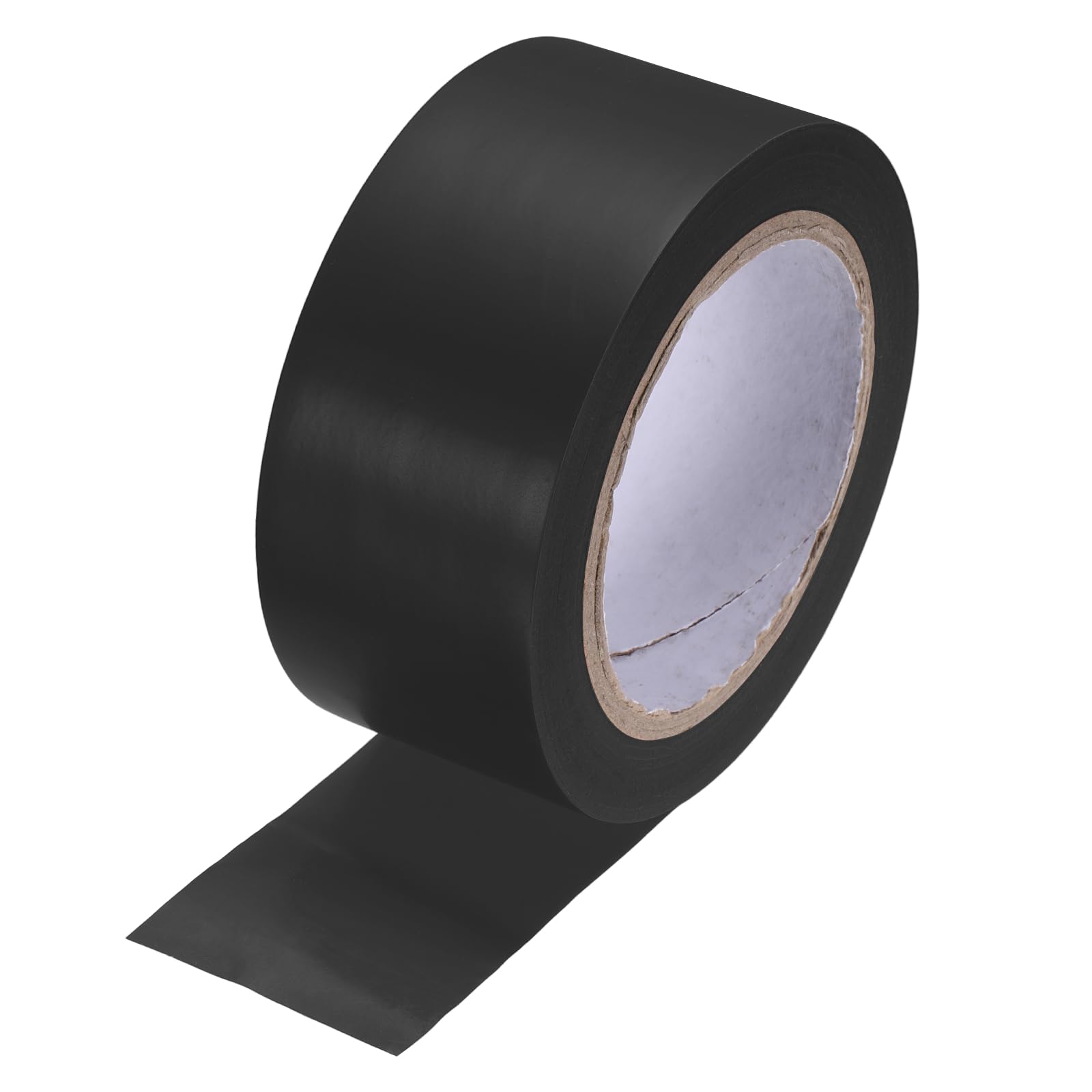 sourcing map Vinyl Floor Tape 48mm x 33m Non-Abrasive Floor Marking Tape Outdoor Playing Field Marking Equipment for Warehouse Gyms Athletics Restaurants, Black — image 1