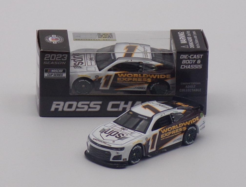 Ross Chastain 2023 Worldwide Express Darlington Throwback 1:64 Nascar Diecast - Diecast Chassis