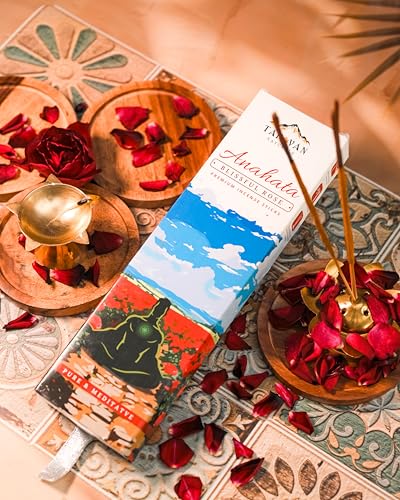 Image of Premium Rose Incense Sticks - Handcrafted, Aromatic Rose Fragrance for Meditation, Relaxation & Calm Mind | Pack of 2 (80 Sticks)