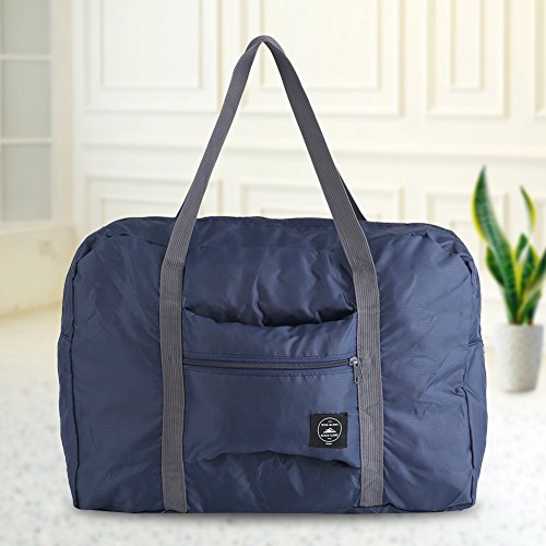 Travel Carry-On Duffle Foldable Travel Bags Luggage Holdall Handbags Outdoor Totes Carry Storage Bags Organizer for Man & Woman(Dark Blue)4