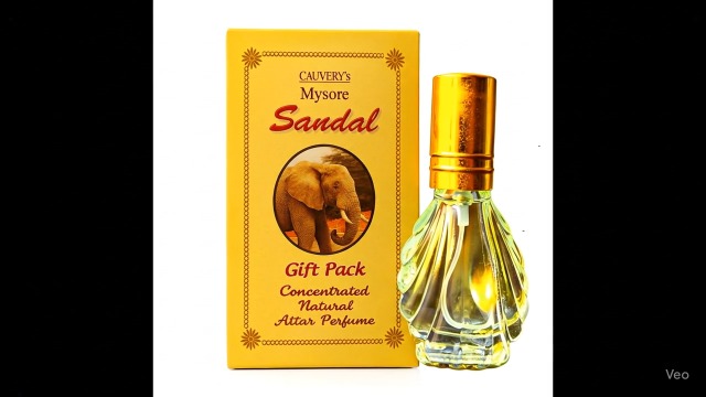 Herbal Treasures Mysore Cauvery Sandal Attar Perfume 30ml