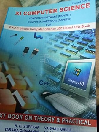 Computer science book for 11th standard : Amazon.in: Books