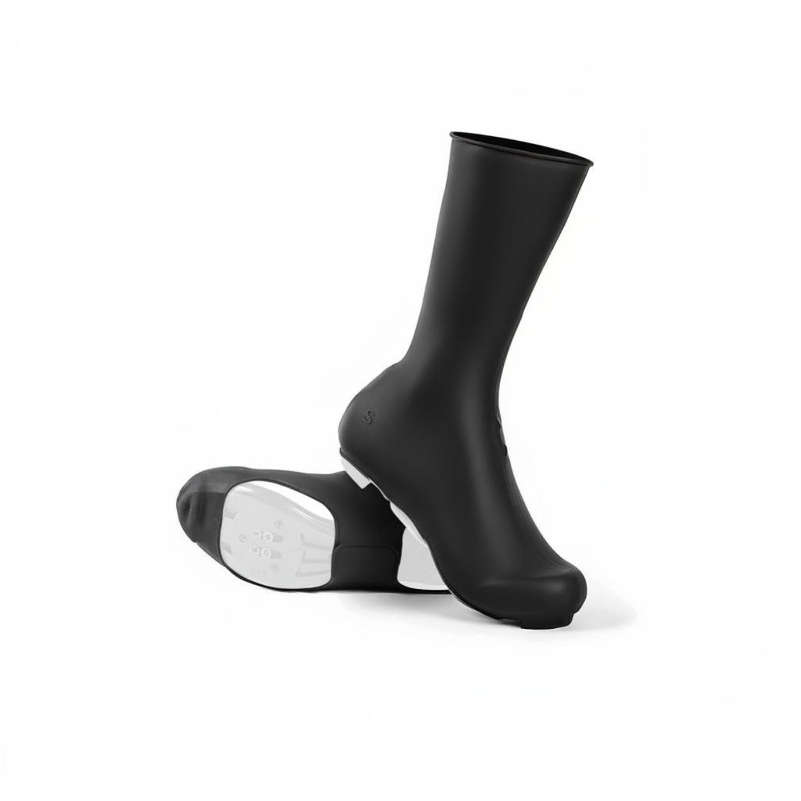 Windproof Cycling Shoe Cover Anti-Slip Sole Bike Shoe Cover Thermal Silicone Overshoe Waterproof for Cyclists, Cold Weather, Rainy Days, Black, S|Sporting Goods | Cycling | Cycling Shoes-image-24