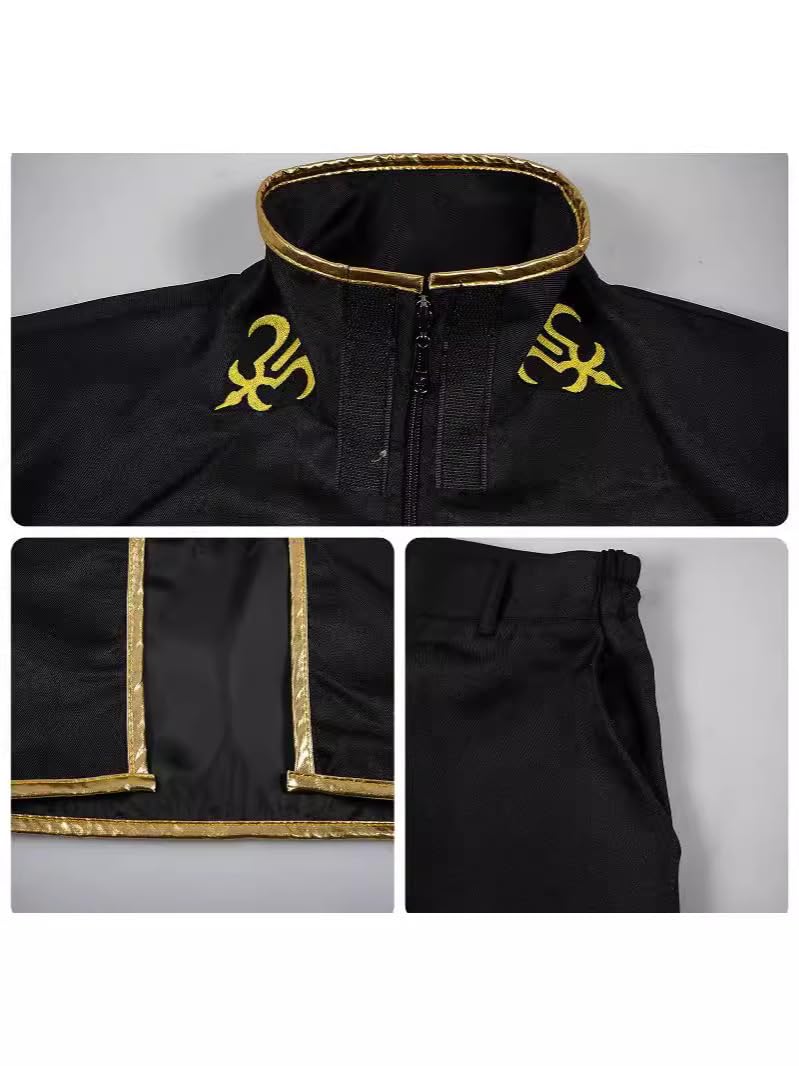 DEXSHUN Lelouch Cosplay Lulu męski kostium anime z peruką, odgrywanie ról, na Halloween, karnawał, imprezę, przebranie
