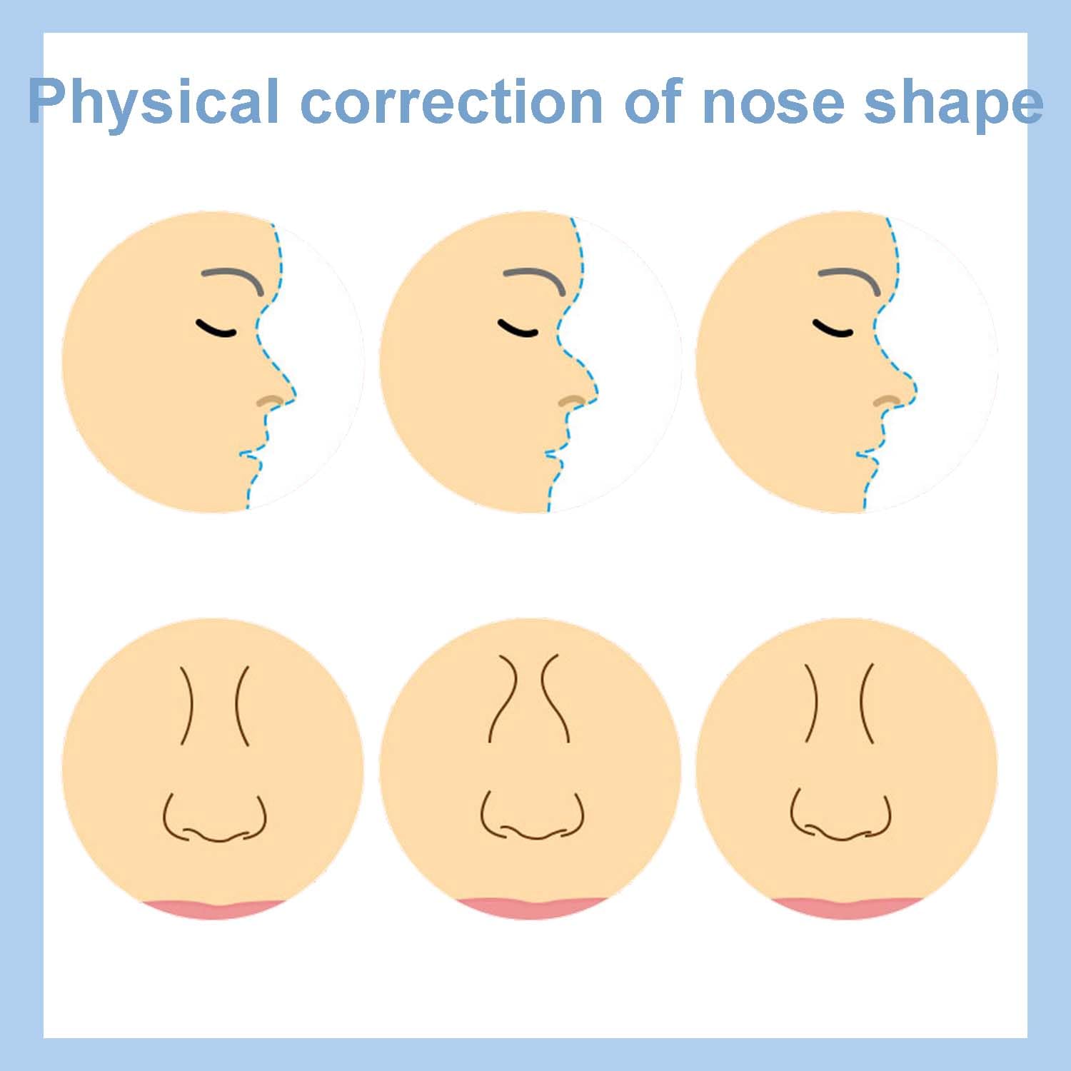1 Pcs Nose Shaper Clip, Ergonomic Nasal Contour Clip, Transparent - Image 2