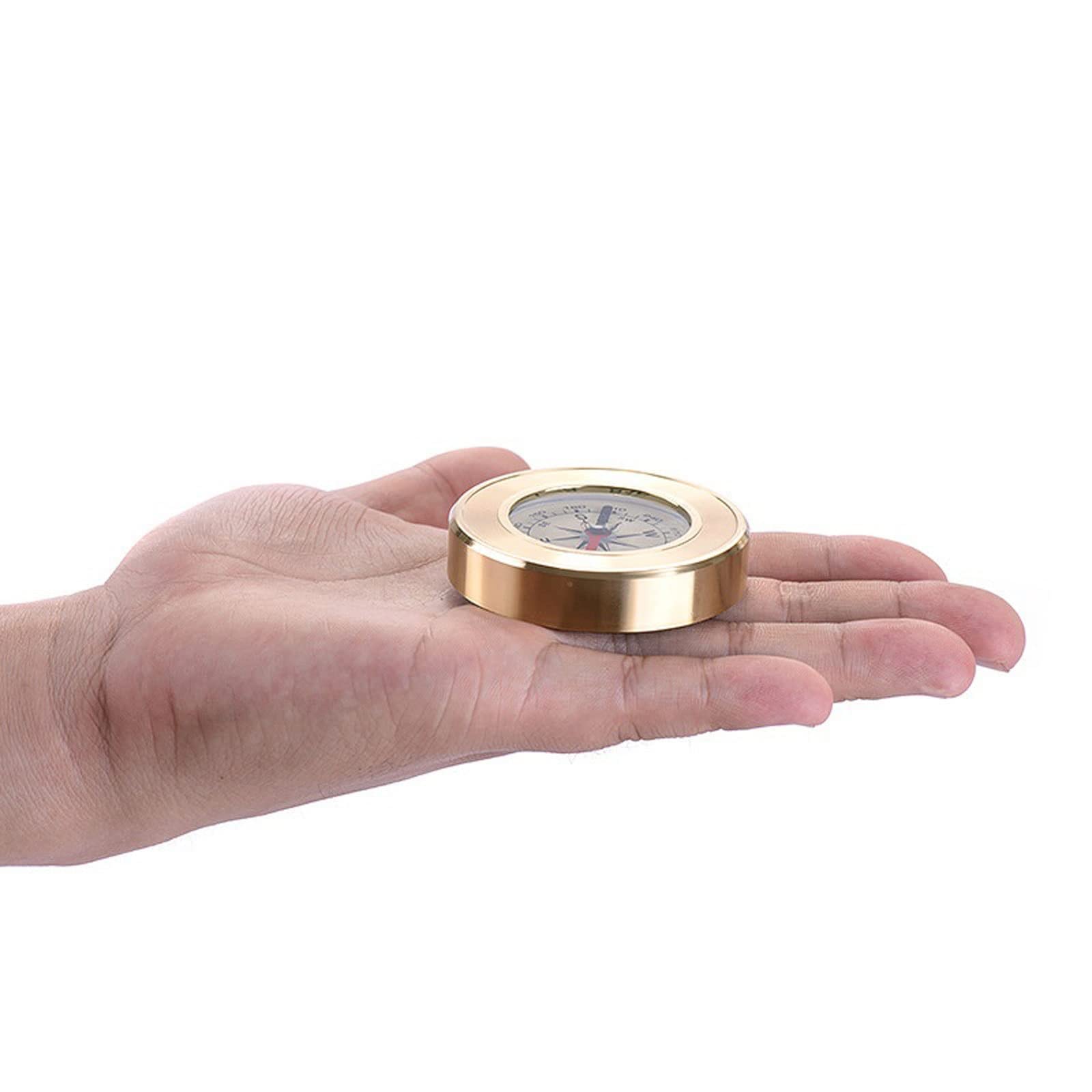 Kompas Mini Camping Marching Lensatic Compass Magnifier Gold Wild Survival Nawigacja Noctilucent