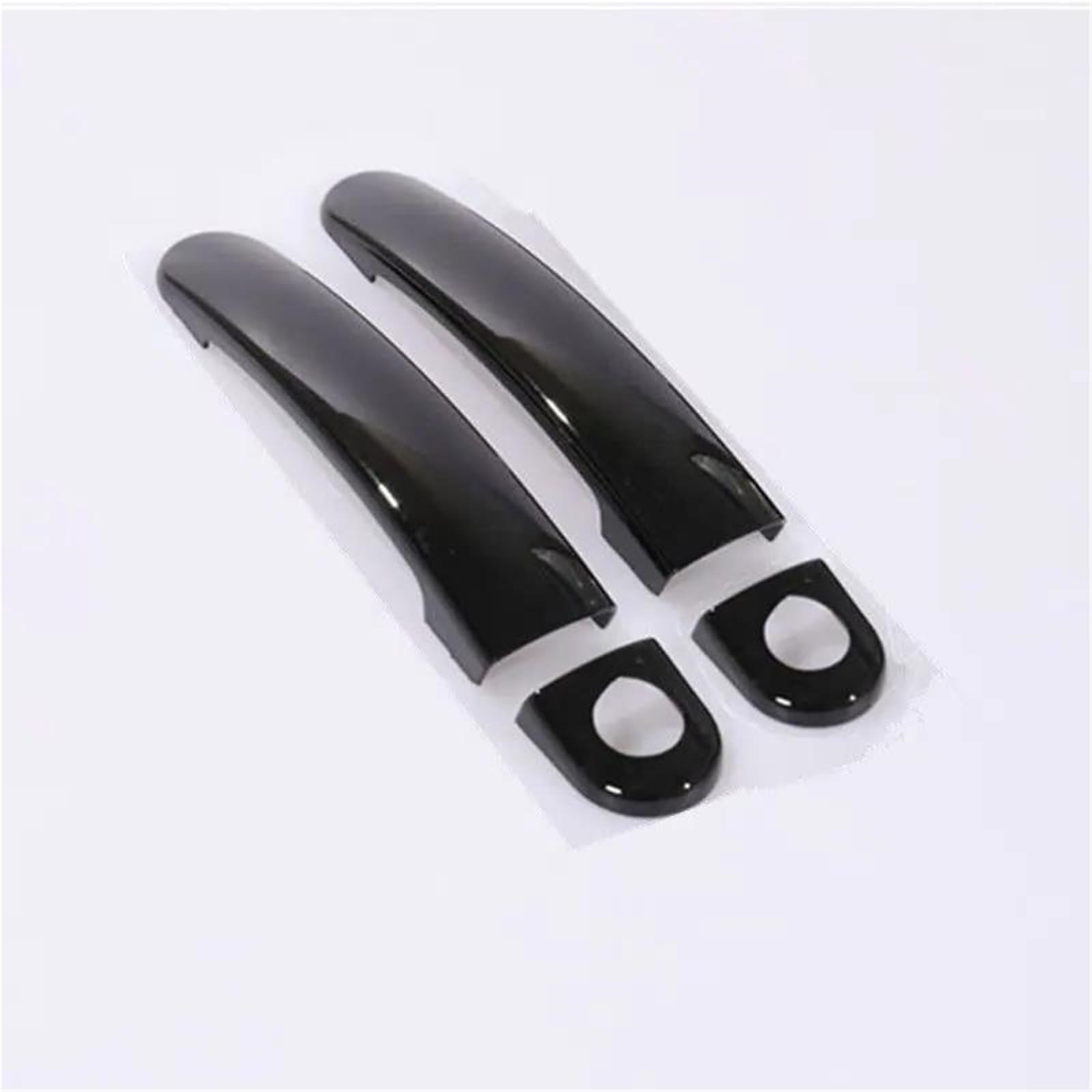 Qibbei Style7 Door Handles Gloss Black Chrome Car Door Handle Covers Stickers For Skoda For Citigo 2011-2017 Styling Accessories