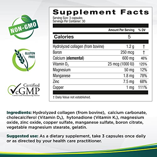 Genacol Bone & Joint Support Supplement With Collagen, Calcium, Boron & Vitamin D3 For Bone Health | 90 Capsules #TOP2