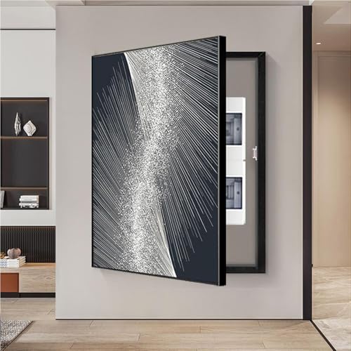 Boîtier de compteur caché pour armoire de salon : le cadre photo mural et étanche