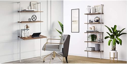 Nathan James Theo - Estantería de madera con 5 estantes