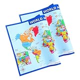 Wandkarten: das design dieses kartenplakats einfach und großzügig, und die farbe und weckt leicht das interesse der kinderaugen.