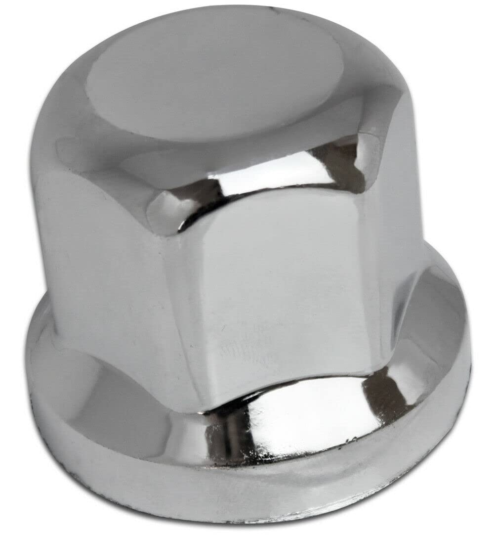 60 tapas de tuerca de rueda de 32 mm, de plástico, cromadas, para camión, remolque, autobús, camión, vehículo LKW