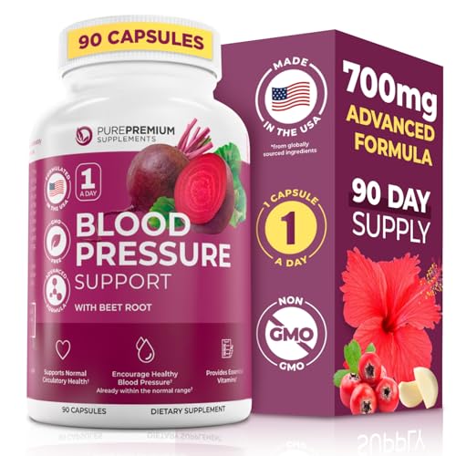 PurePremium Beet Root Capsules for Blood Pressure – 700mg