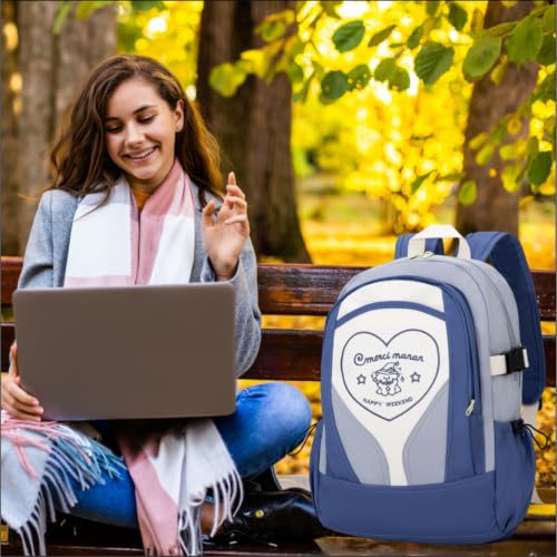 Image of Tinytot 30 Litre Japanese Korean Style School Bag Water-Resistant Laptop & Travel Backpack - Unisex Large 18 Inches Multipurpose Student Backpack for Boys & Girls, Men & Women