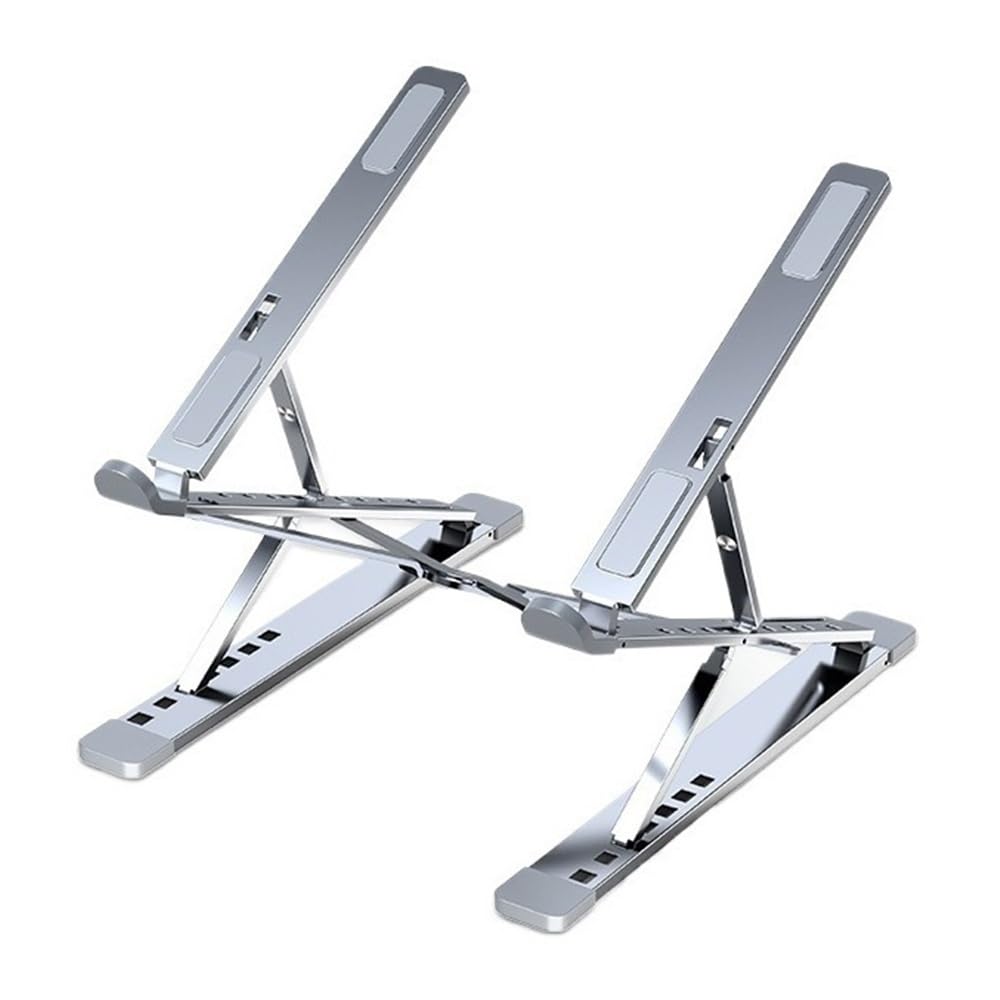 Podstawka pod laptopa na biurko Podstawka pod laptopa, regulowany przenośny aluminiowy uchwyt na do 17,3"(Silver)