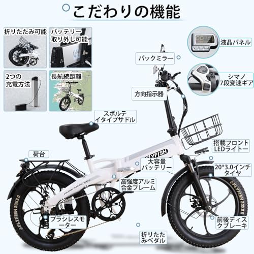 FLY FISH 電動自転車 F20EW の商品画像 6