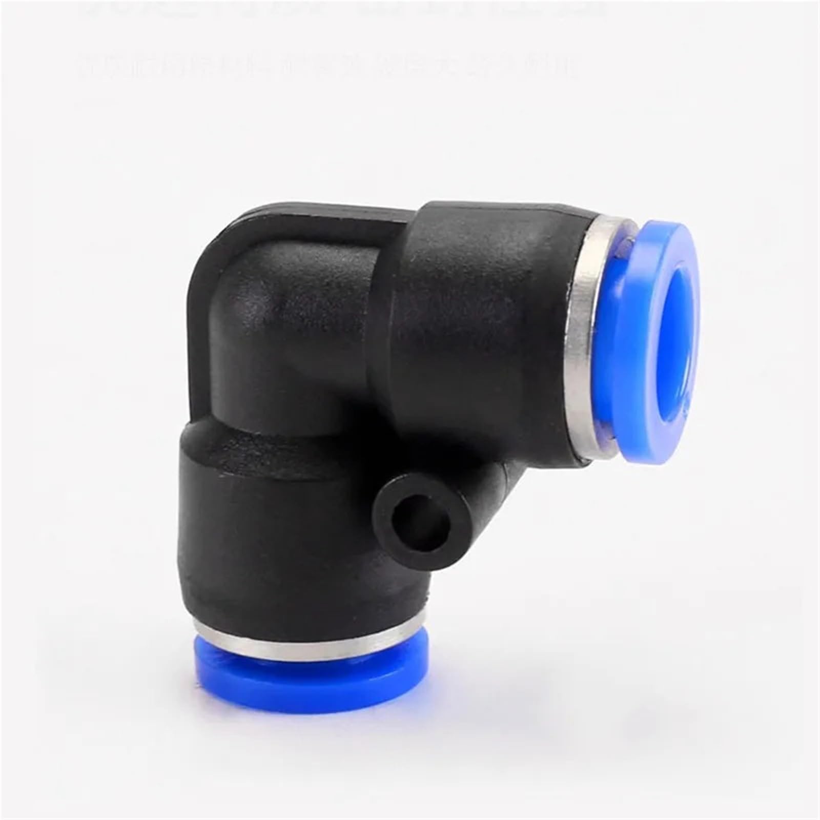 20 piezas de accesorios neumáticos PV 4 6 8 10 12 mm OD L tipo tubo de velocidad de flujo de plástico codo de grado rápido conectores de aire(PV-12)