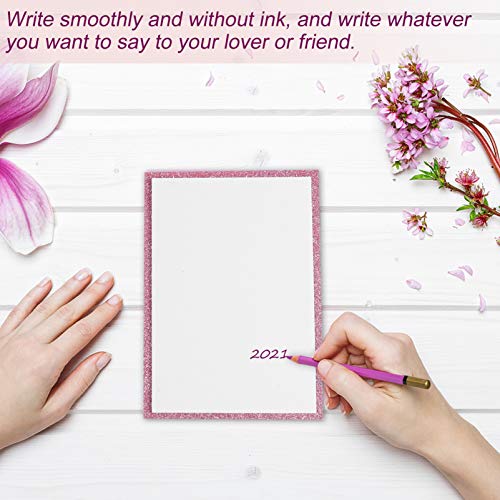 Toyvian 5Pcs Cartão de Convites de Casamento Com Corte Brilhante E Elegante Design de Flora de Noiva