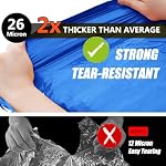 Frelaxy Emergency Blanket 4 Pack, Extra Thick Large Space Blankets - Image 4