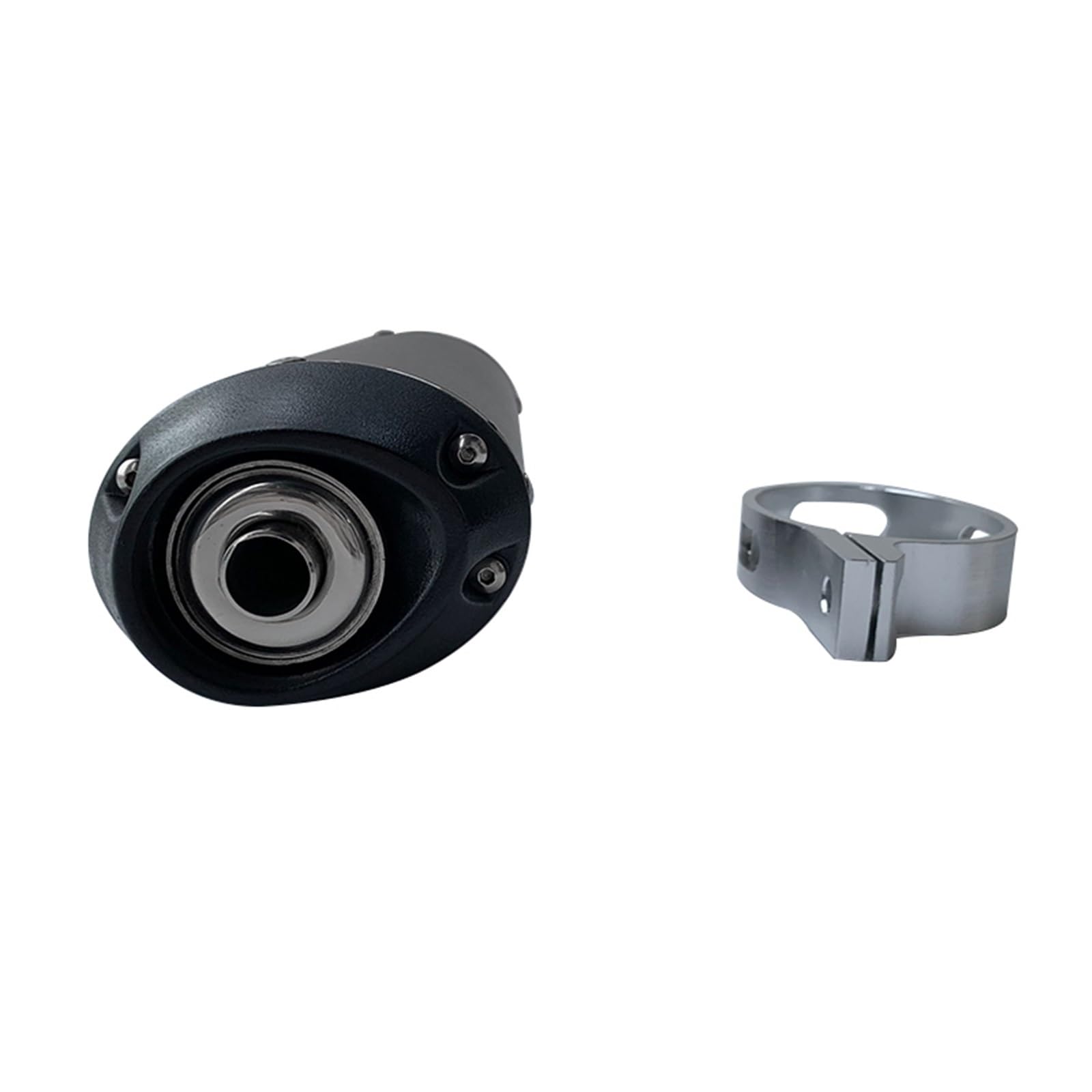 Motocyklowe tłumiki końcowe Pit motor terenowy motocykl małpa Dax ATV stop owalny 38mm reduktor hałasu tłumik wydechowy