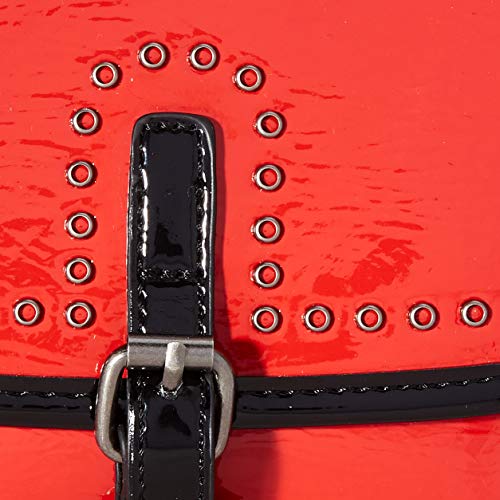 Remonte Damen Q0437 Schultertaschen, flamme/black