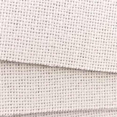 Image of KCS 3 pc of 15 inch x 18 inch Counted Cross Stitch Cotton Aida Cloth Needlework Fabric,28CT,White