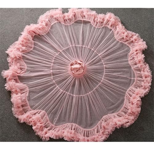 Elastic Waist All Seasons Mesh Sheet Ruffles Long Skirts4