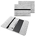 Produktbild NAUC Tasche Hülle Filz kompatibel für Medion Akoya E4254 S3409 S4219 E3216 E3215 Sleeve Case Schutzhülle Notebook Cover Etui, Farben:Hell Grau