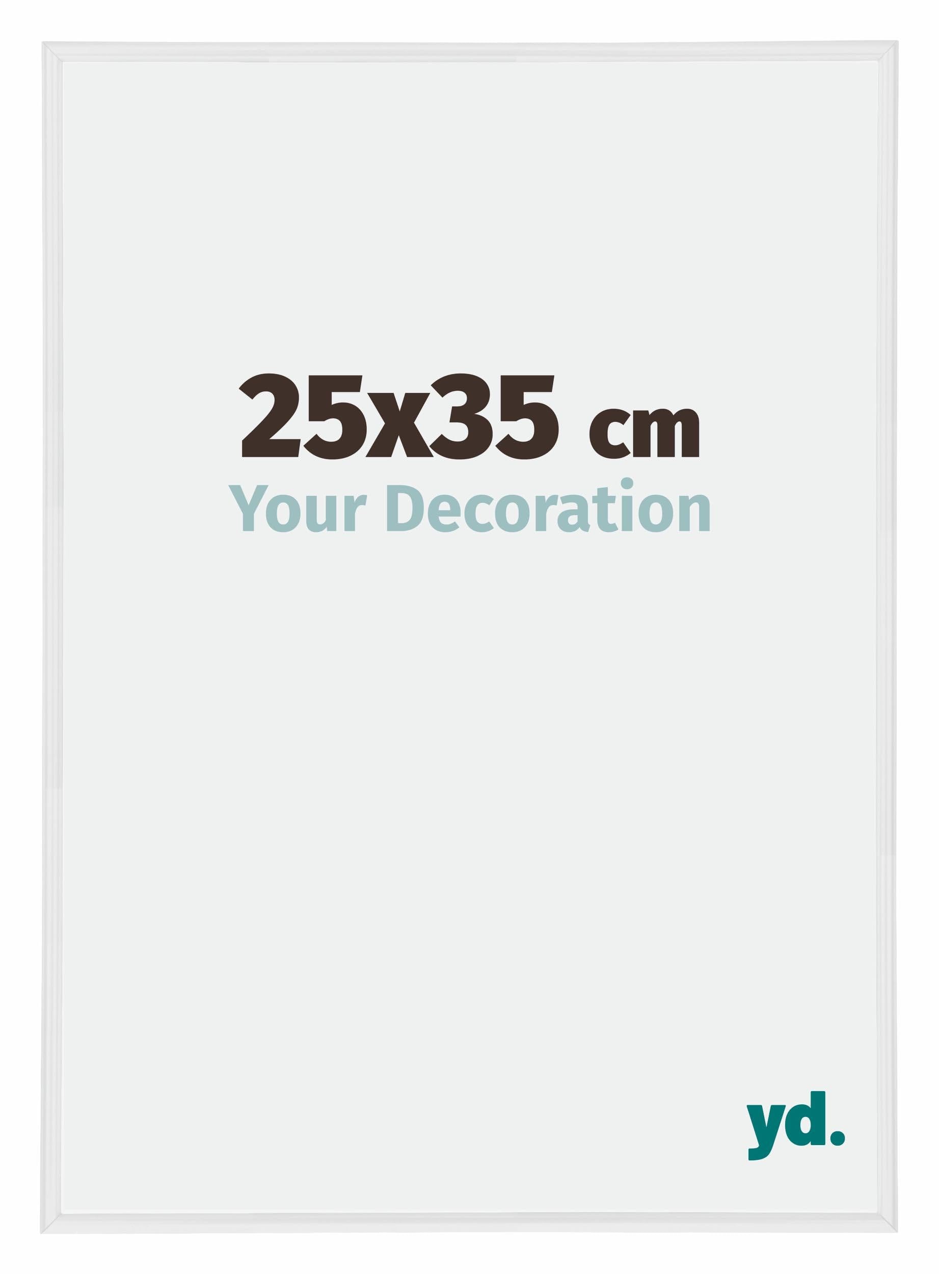 Your Decoration - Puzzle frame 25x35 - White High Gloss - Puzzle frame 500-1000 Pieces - Plastic Photoframe - Annecy