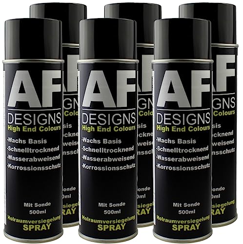 Alex Flittner Designs Hohlraumversiegelung Konservierung Wachs + SONDE 6x500ml transparent