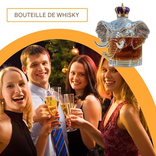 Carafe à whisky en verre décoration de bureau collectionnable - 3