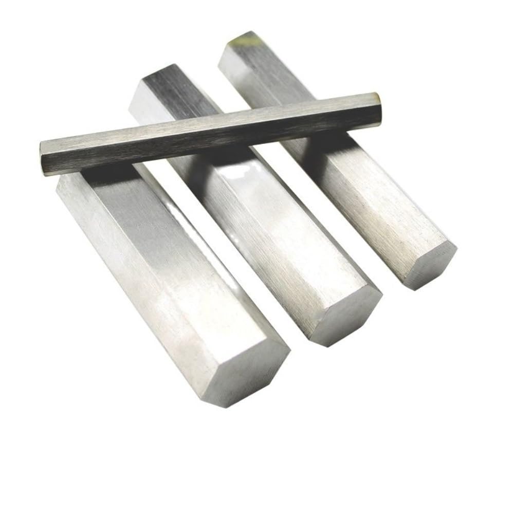 Tige de barre hexagonale 304, tiges lisses en acier inoxydable, longueur 100mm 200mm 300mm 500mm for autres métiers de bricolage aérospatiale 1 pièce(100MM*14MM)