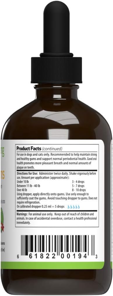 Pet Wellbeing Healthy Gums for Dogs, Gums & Dental Health, Oral Care, Healthy Breath, Coenzyme Q10, Zinc Oxide, Calendula - Image 4