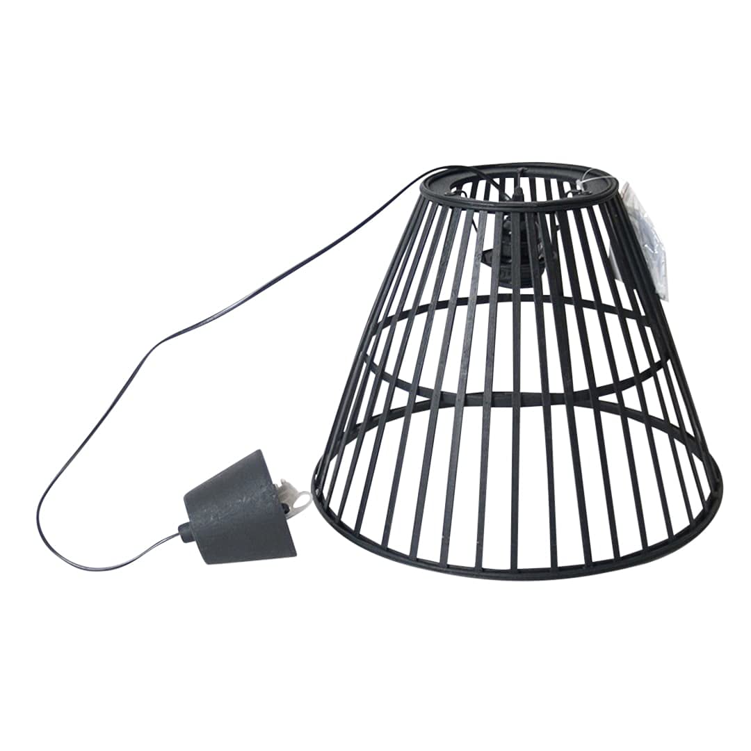 Trendy Black drewniana lampa wisząca 36 x 36 x 26 cm – dekoracja – Mood Lighting – akcesoria do domu – lampa wisząca – lampy