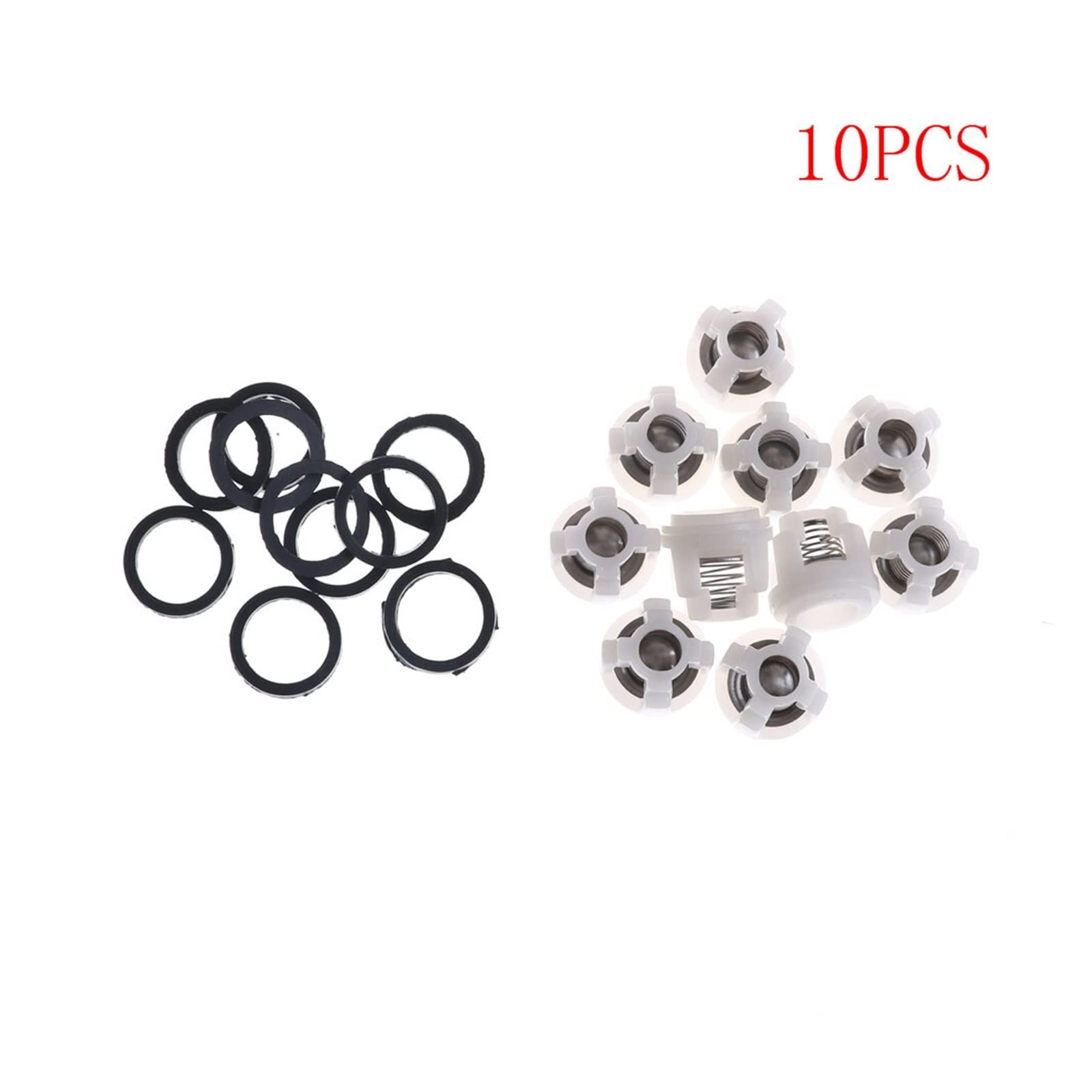 ACICS 10pcs 280/380 Tipo Kit de reparación de la válvula de retención AR 2233 Compatible with la Lavadora de presión de la presión de Agua Bomba de Agua