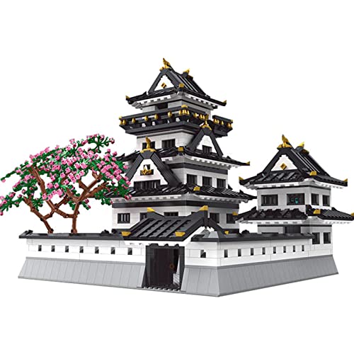KEKRAV Architektur Bausteine 3086PCS Himeji Castle City Ansicht Gebäude Set mit hellem weltberühmtem Wahrzeichen Modell…