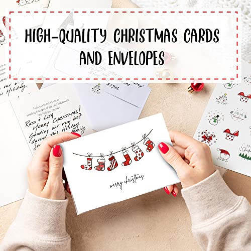 Zicoto ZIC-CHRISTMASCARDS3-185 Beautiful Modern Christmas Cards Set Of 20 thumb #2