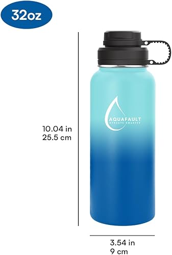 Miniatura 7 de Botella de agua con infusor de frutas de acero inoxidable de 32 onzas, sin BPA, a prueba de fugas, fácil de limpiar, botella deportiva reutilizable