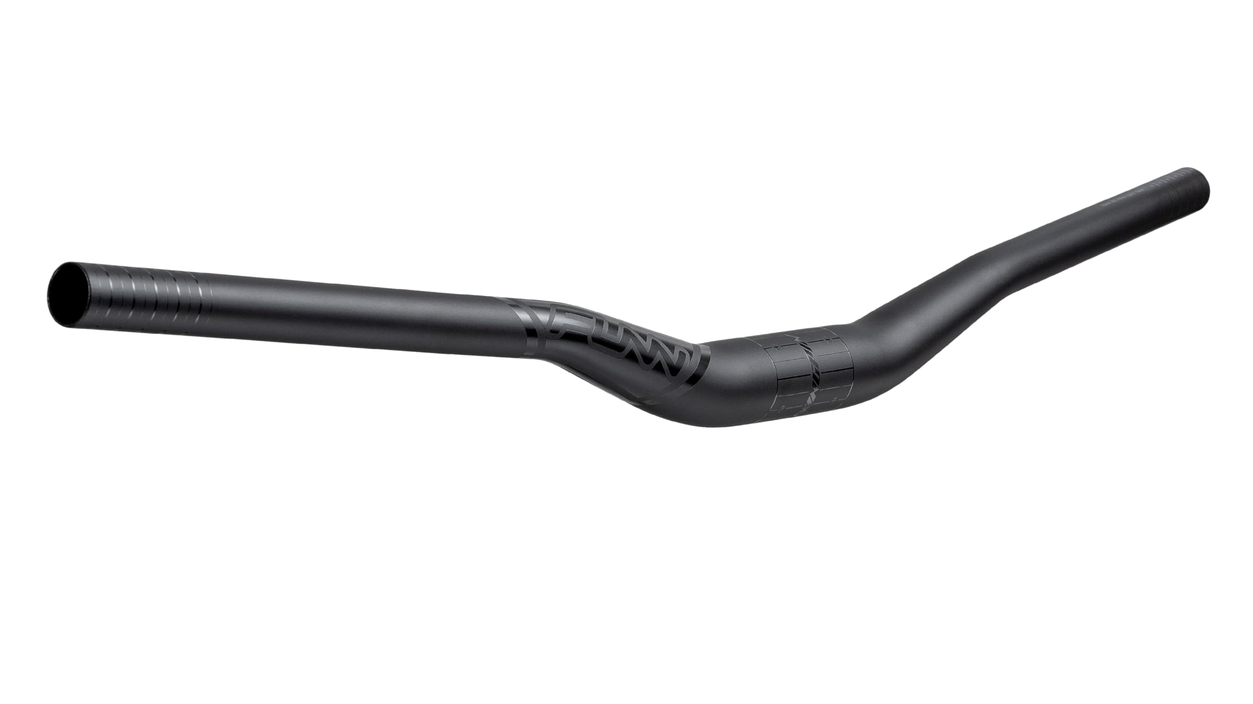 Funn Kingpin Mountain Bike Handlebar with Bar Clamp 35mm and Width 785mm, Tough and Lightweight Alloy Riser Handlebar for MTB, BMX and Road Bike, Rise 30mm MTB Handlebar (Black)