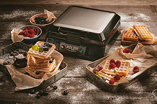 Waffeleisen | 1500 Watt | Cool-Touch-Technologie | Antihaftbeschichtung | Waffelautomat | Elektrogrill | Wafflemaker… – Bild 4