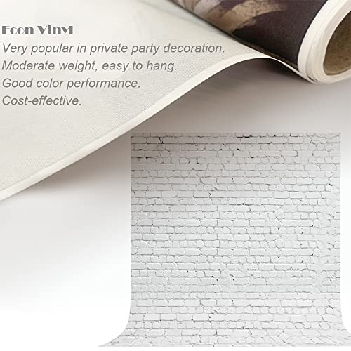 HUAYI 8'x8' bianco mattone muro fotografia sfondo