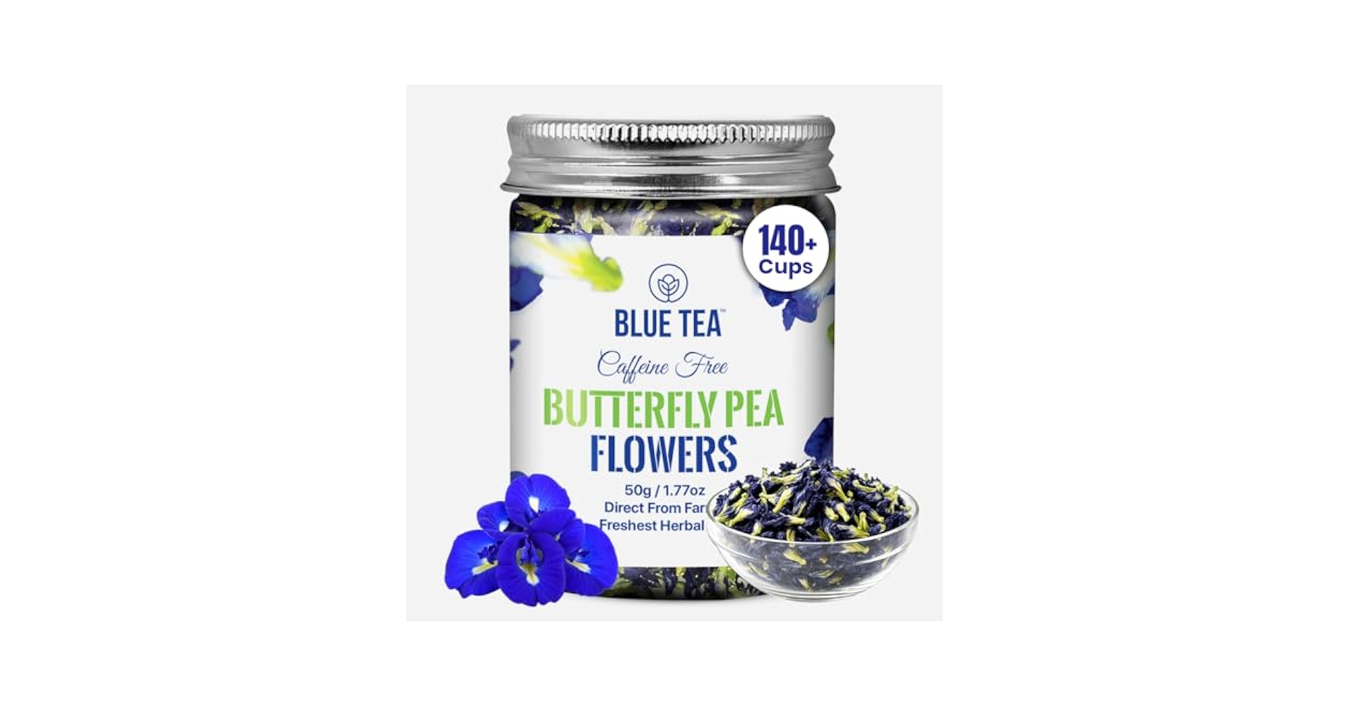 Amazon.com : BLUE TEA - Butterfly Pea Flower Herbal Tea