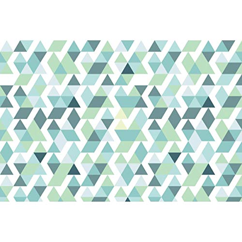 Image of ArtzFolio Bright Blue Triangles | Art & Craft Gift Wrapping Paper Sheet | Plain & Smooth Effect | 19 x 13 inch (48 x 33 cms); Set of 10 Sheets